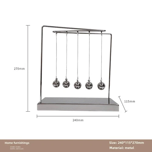 Pendulum Perpetual Motion Machine Ornament Permanent Ball Suspension Maglev, - Picture 4 of 4