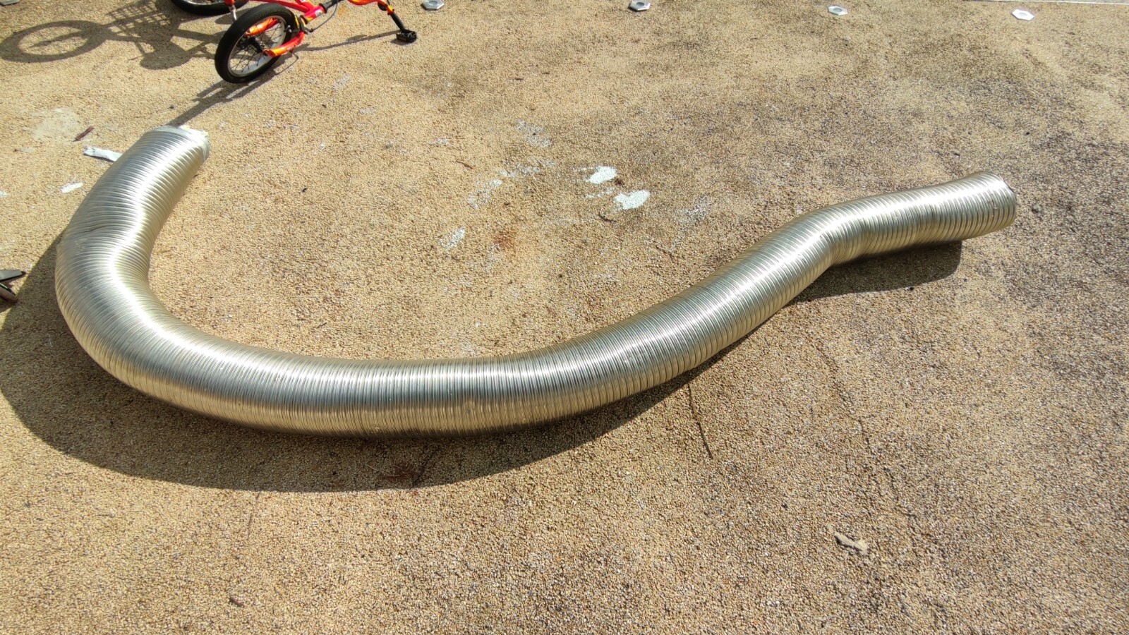 Stainless Steel Flexible Flue Liner Single Skin Chimney Pipe Liner BBQ