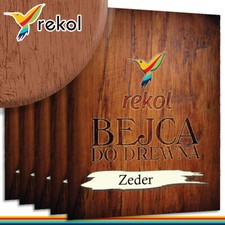Rekol 5x 18g Proszek Bejca do drewna | Cedr | Bejca Bejca do worków Bejca do mebli Bejca proszkowa