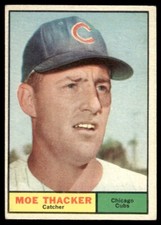 1961 Topps Moe Thacker Chicago Cubs #12