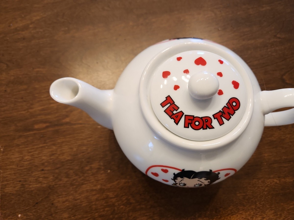 Vintage Betty Boop Teapot 2001 unlimited Tea For Two kitchen home