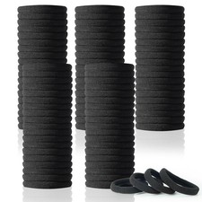 100PCS No Damage Hair Ties for Women Girls, Elastic Hair Bands for All Hair