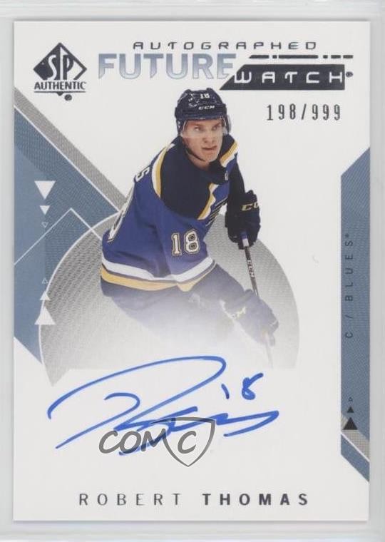 2018-19 SP Authentic Auto Future Watch 198/999 Robert Thomas #188 Auto 0ll