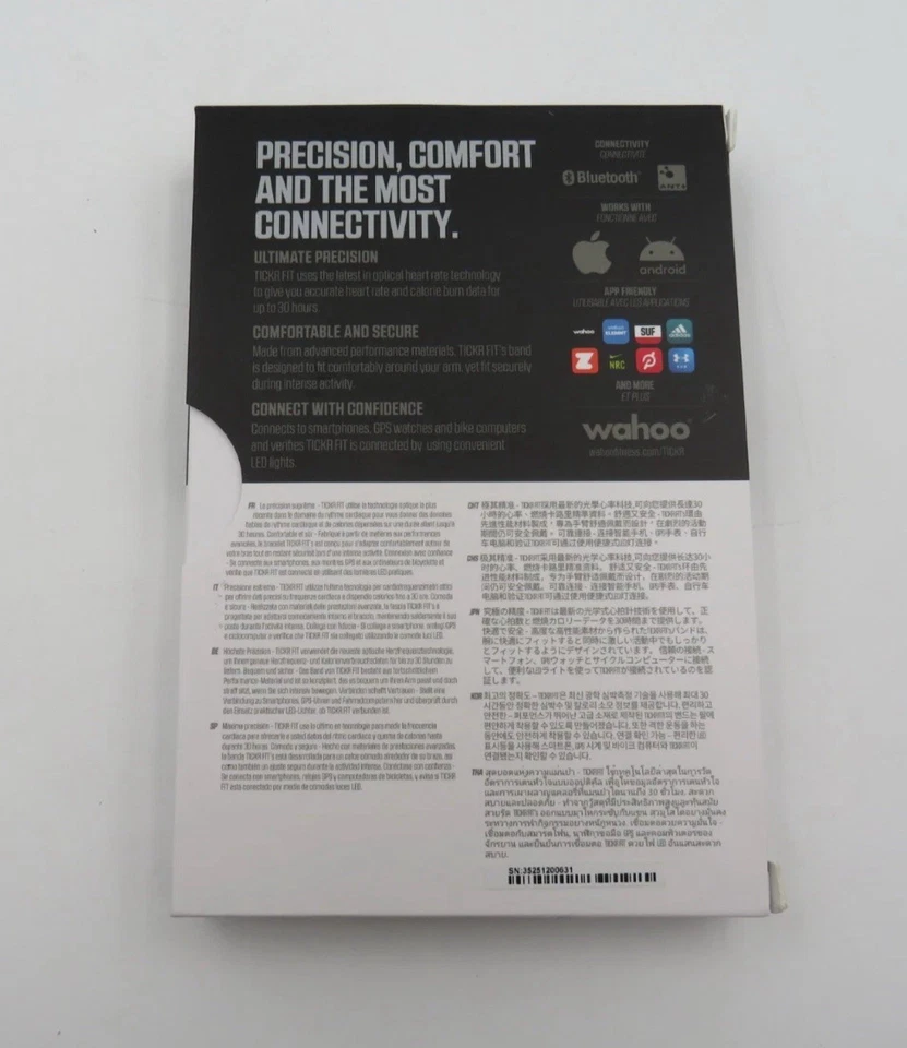 Wahoo Tickr Fit Optical Armband Heart Rate Monitor WFBTHR03 NEW - Image 2 of 3