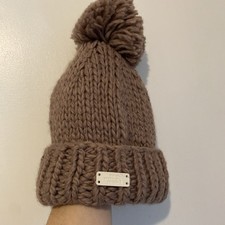 The North Face Coziest Beanie Pink Woven Wint...