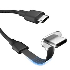 USB C to USB C Cable, 60W PD Fast Charging 3.3FT, 90 Degree Right Angle USB C