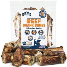 Marrow Bones for Dogs Made in The USA | Hickory Smoked Single Ingredient Medi...