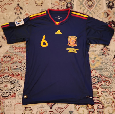 NWT Adidas Spain A. Iniesta #6 FIFA World Cup South Africa 2010 Soccer Jersey XL