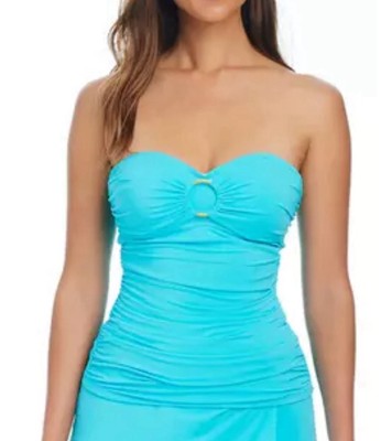 Bleu Rod Beattie Ring Me Up Bandini Swim Top Adjustable Strap Size 6 Lagunita