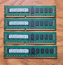 SAMSUNG 16GB 4X4GB M393B5273CH0-YH9, SERVER RAM. FAST SHIP