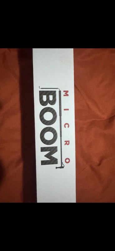 MicroBOOM by Zacuto on camera mounted audio boom pole for 3.5mm microphones
