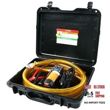 12V Fuel Transfer Pump Moves 120 Gallons of Gas or Diesel Per Hour. 120Gal/Hr