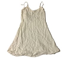 Victoria's Secret White Silk Mini Slip Dress Size Small