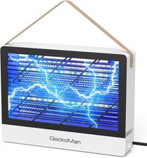 GeckoMan LED Fly Zapper Electric Fly Killer Catcher Bug Zapper for Home Kitchen