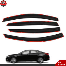 For Kia Optima K5 2011 2012 2013 2014 2015 4pcs Window Visor Rain Guard Black