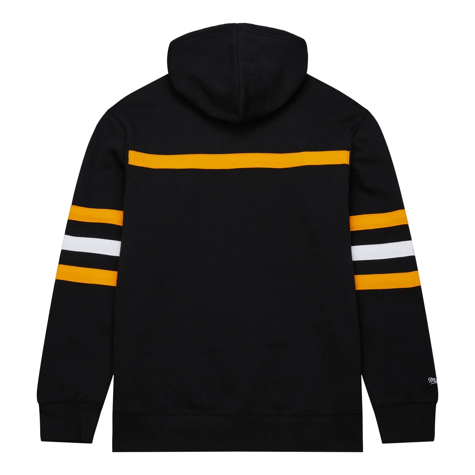 Felpa con cappuccio pullover uomo Mitchell & Ness nero Pittsburgh Penguins Head Coach