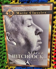 Alfred Hitchcock Master of Suspense 10 Movie Classics DVD Legends Series