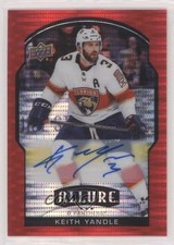 2020-21 Upper Deck Allure Red Rainbow Auto Keith Yandle #10 Auto 7l6