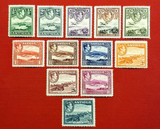 {BRITISH-ANTIGUA-King George VI/ Scott #84-95/ MLH Set/ CV $71.00/epictronic/JC}