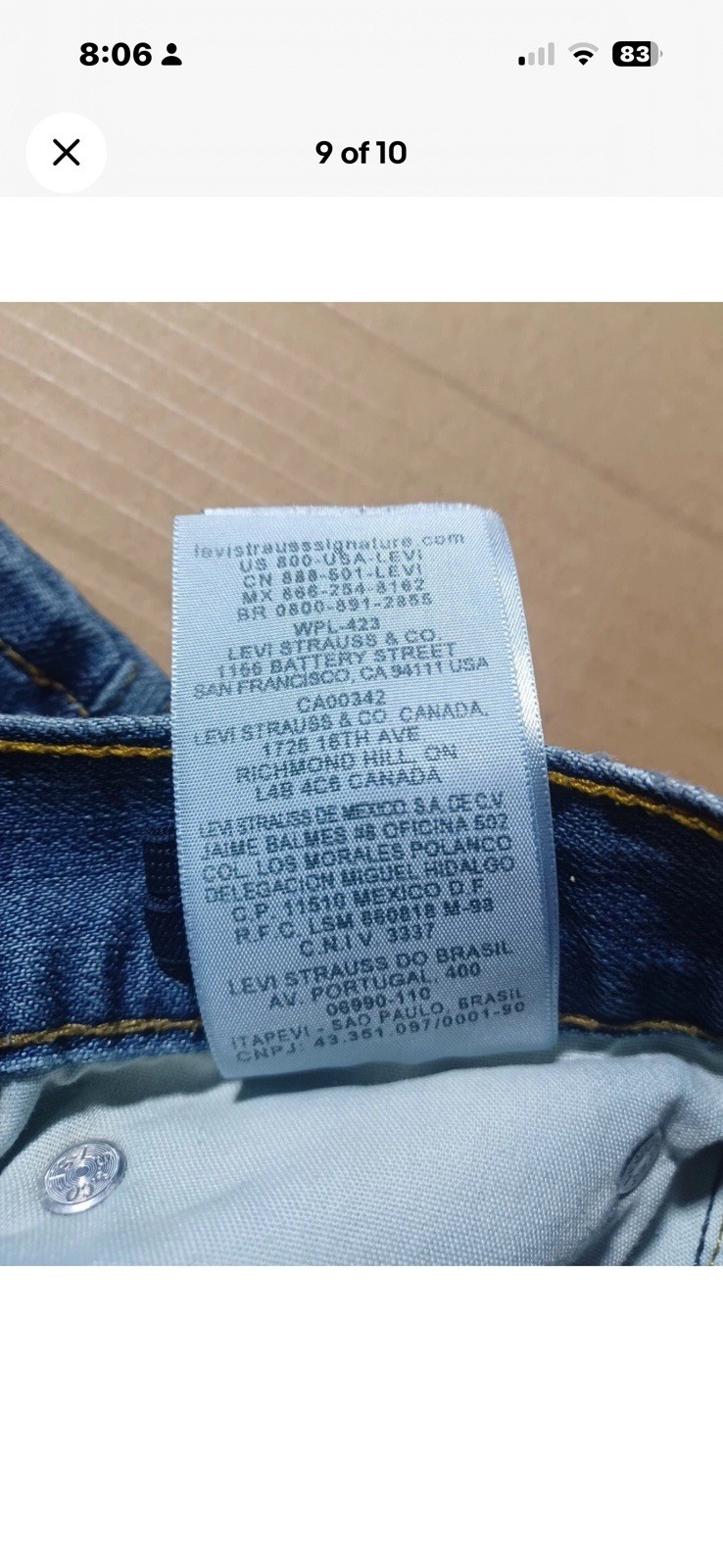 Signature By Levi Strauss Blue Jeans Slim Straight 16 Regular Boys image 9
