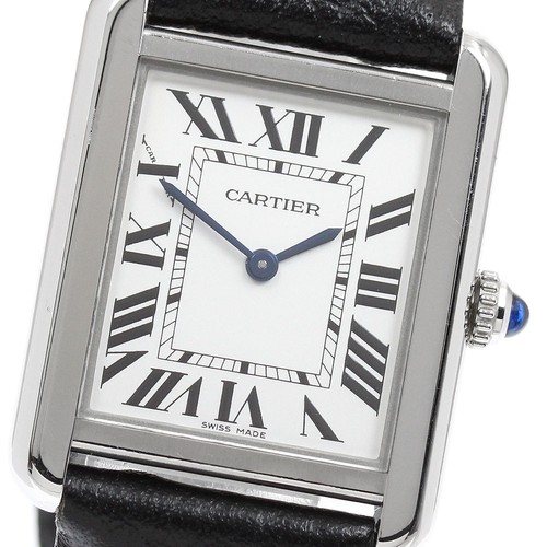 Cartier Tank CRWSTA0030 24.4 mm Silver Dial
