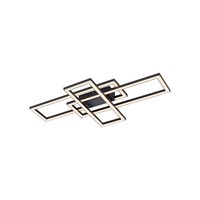 Led Deckenleuchte Schwarz 65 Cm Lang 3000 K Dimmbar Modern Deckenlampe Innen