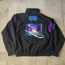 Olympics LILLEHAMMER 1994 Jacket Swingster Wind Breaker Vtg Sz M Diet Coke Patch
