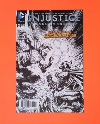 Injustice Gods Among Us #2-2nd print 2013 DC Comics Variant RY87-310
