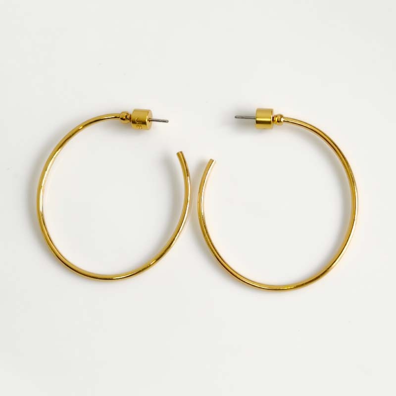 45mm Jenny Bird Oval C Statement Hoop Earrings Women Party Vacation Jewelry Gift