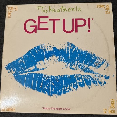 Get Up! by Technotronic (SBK/Capitol Records, 1990) 12 Inch Vinyl Single