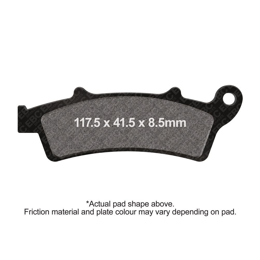 EBC Scooter Org Brake Pad Set Black (E327) Front Left for Scarabeo 125 Net 10-11