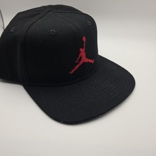 Toddler Boys Nike Air Jordan Jumpman Black Snapback Baseball Hat Ball Cap