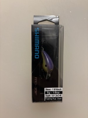 New Shimano MB-39F Macbeth Tiny Purple Chart 1/8 oz Crankbait BFS Like 0.5