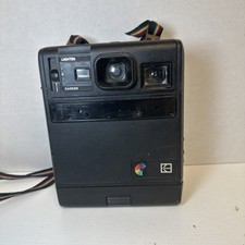Vintage Kodak Colorburst 50 Black Instant Camera With Strap
