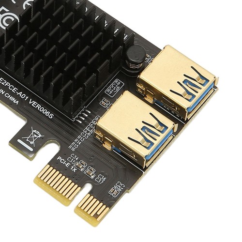 PCI E 1 Auf 2 Riser-Karte PCI E 1X Auf 2 Externe PCI E USB 3.0-Erweiterungs KUI - Bild 16 von 22