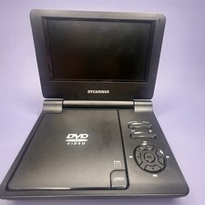 Sylvania Portable DVD Player 7 Inch Model SDVD7002C Tested Works NO Cords