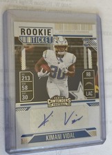 2024 Panini Contenders - Rookie Ticket Kimani Vidal #188 Hobby (AU, RC)