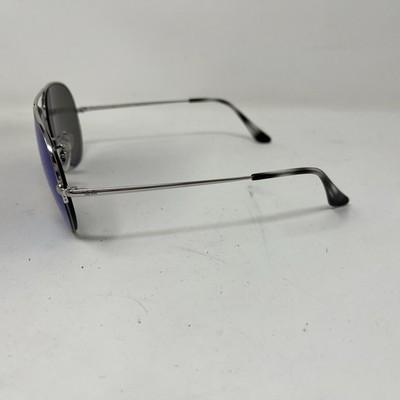 Ray Ban RB6589 2501 59-15-140 Silver Half Rimless Aviator Frame