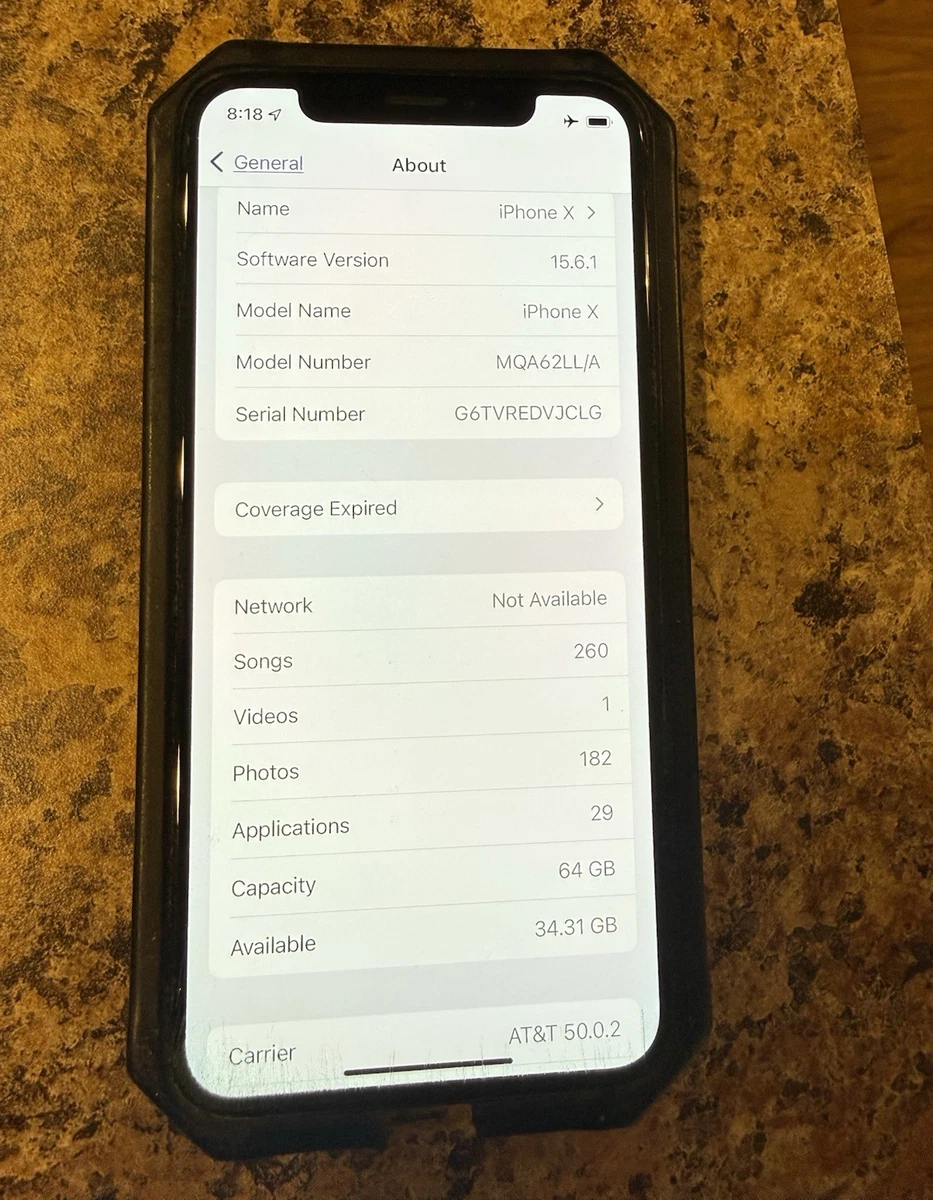 iPhone X Silver 64GB for Sale - eBay