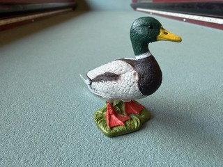 SCHLEICH 2016 Farm Mallard Drake Duck Figure 13824 Swimming Bird Figurine Toy