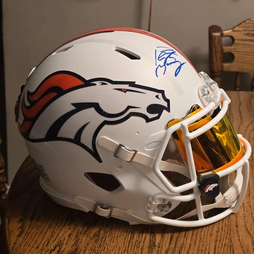 PEYTON MANNING SIGNED SUPERBOWL 50 HELMET AUTHENTIC FANATICS RARE