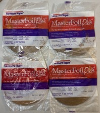 4 Venture Tape Master Foil Plus Stained Glass Art 3/16 Inch x 36 Yards NEW