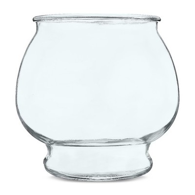 Footed Glass Fishbowl, 1 Gallon
