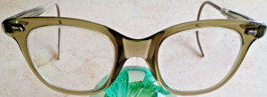 VINTAGE CESCO SAFETY GLASSES 6 1/2 L SAFETY GLASSES FRAMES WIRE TEMPLE ARM