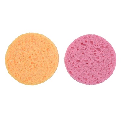  2 X Sponge Puff Runde Make- Entferner Reinigung Gesichtsmaske P1W39009