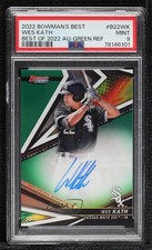 2022 Bowman's Best of Green Refractor 86/99 Wes Kath PSA 9 MINT Auto 0e23