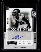 2021 Panini Contenders Rookie Ticket Auto JaCoby Stevens #265 G