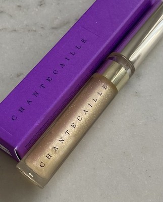 NEW Chantecaille Brilliant Lip Gloss Gleam Pearly Gold Sparkle 3mL