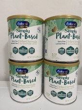 LOT 4 ENFAMIL SIMPLY PLANT BASED INFANT BABY FORMULA 12.9 OZ CANS