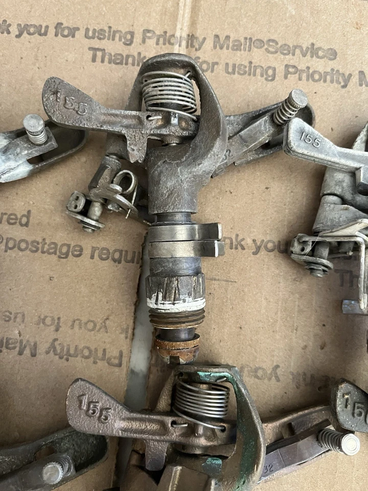 7 aspersores de impacto de latón Buckner de colección 150 155 860 envío gratuito EE. UU. Foto 3 de 4